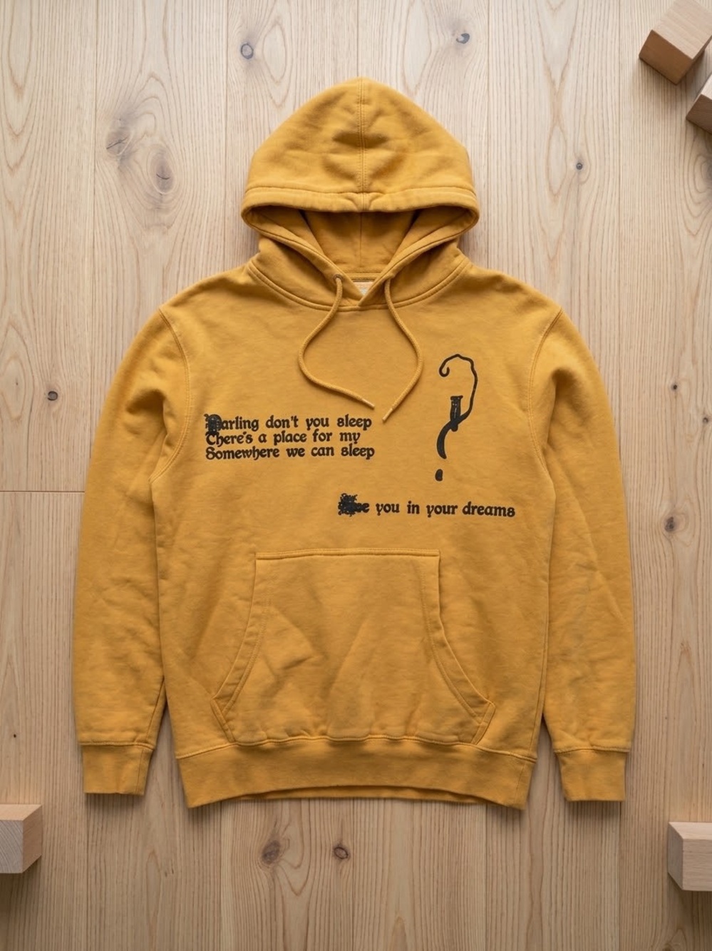 Halsey Love and Power Tour 2022 Hoodie Mustard Yellow Official Concert Merch S